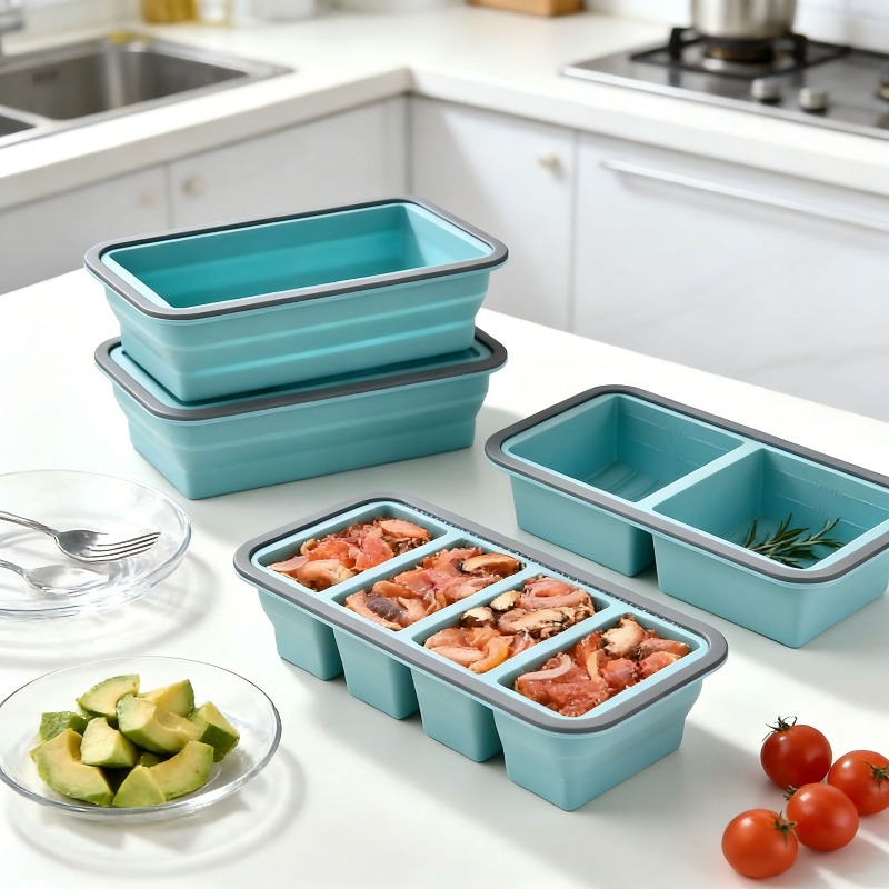 Meal Prep Freezer - Bac de congélation en silicone pour