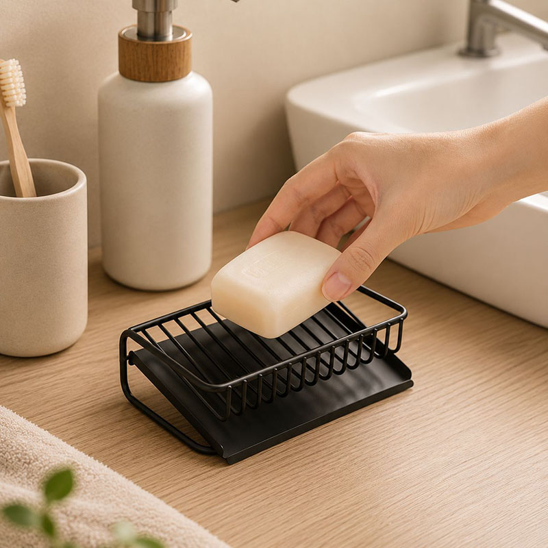 Meal Prep Organizer - Porte-savon pour salle de bain, boîte