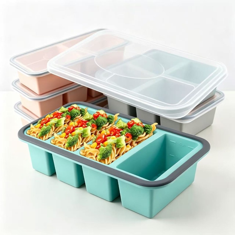 Meal Prep Freezer - Moules à congeler en silicone avec