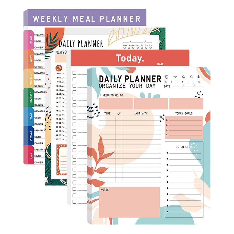 Meal Plan Notepad - Bloc-notes magnétique 03/licence, 52 feuilles, liste