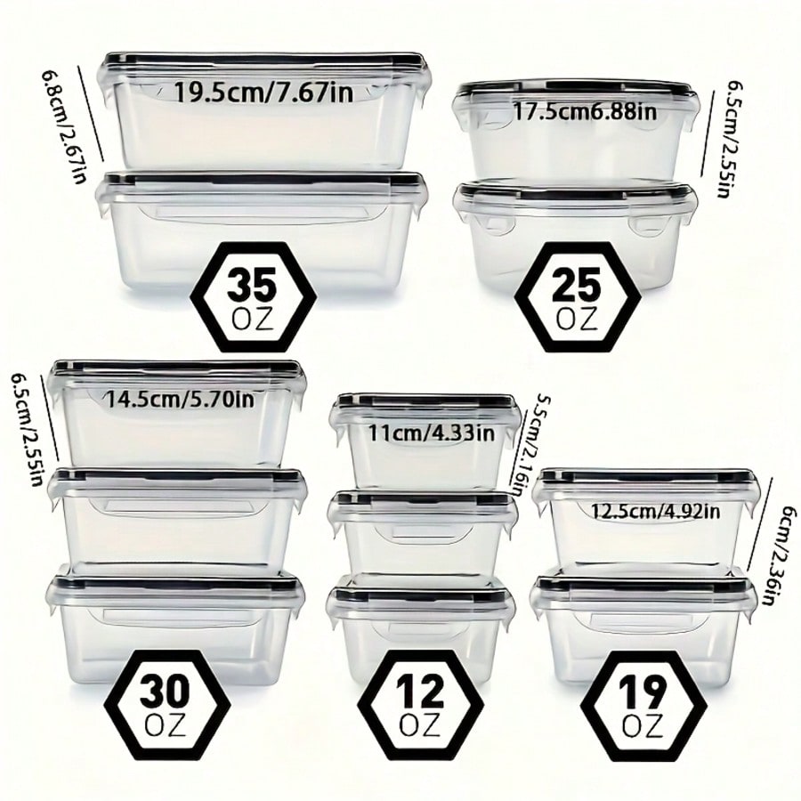 Lot de 24 contenants de stocka - Meal Prep Freezer avis et prix