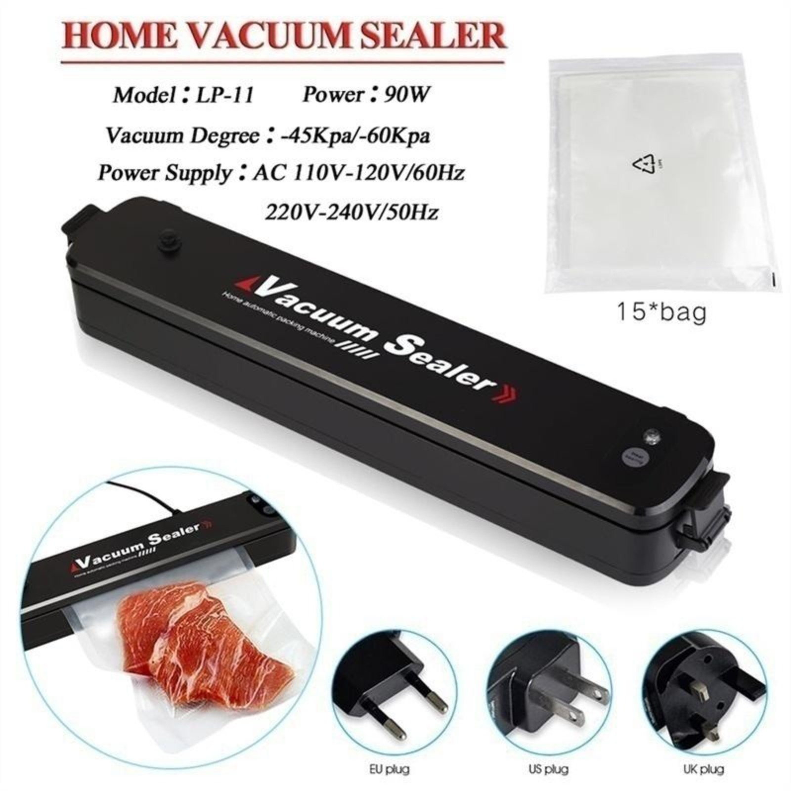 Machine de scellage sous vide  - Meal Prep Vacuum Seal Containers avis et prix