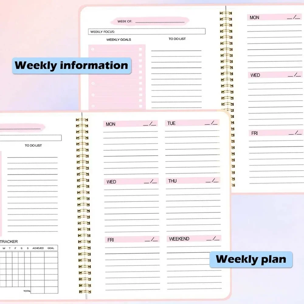 Agenda hebdomadaire A5, agenda - Meal Plan Notepad avis et prix