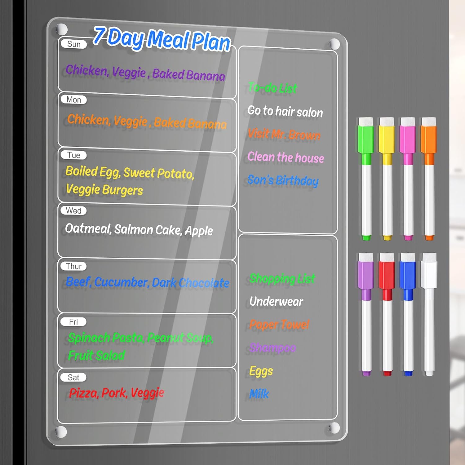 Planificateur de repas hebdoma - Meal Plan Notepad avis et prix