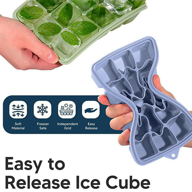 Lot de 3 moules à glaçons carr - Meal Prep Freezer avis et prix