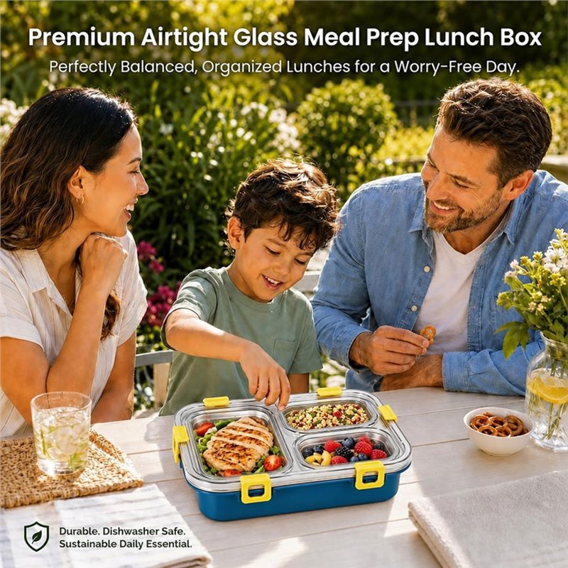 Boîte à lunch en acier inoxyda - Meal Prep Gym avis et prix