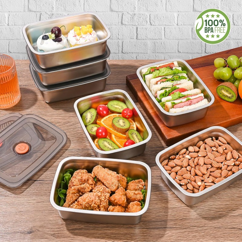 Boîte à bento en acier inoxyda - Meal Prep Freezer avis et prix