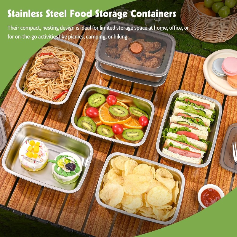 Boîte à bento en acier inoxyda - Meal Prep Freezer avis et prix