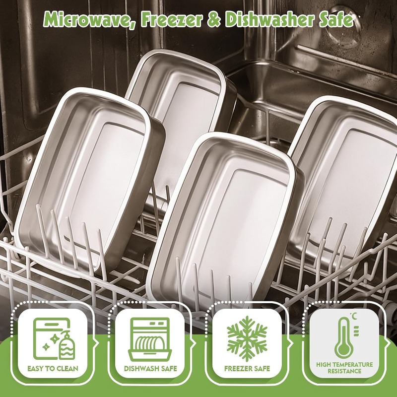 Boîte à bento en acier inoxyda - Meal Prep Freezer avis et prix