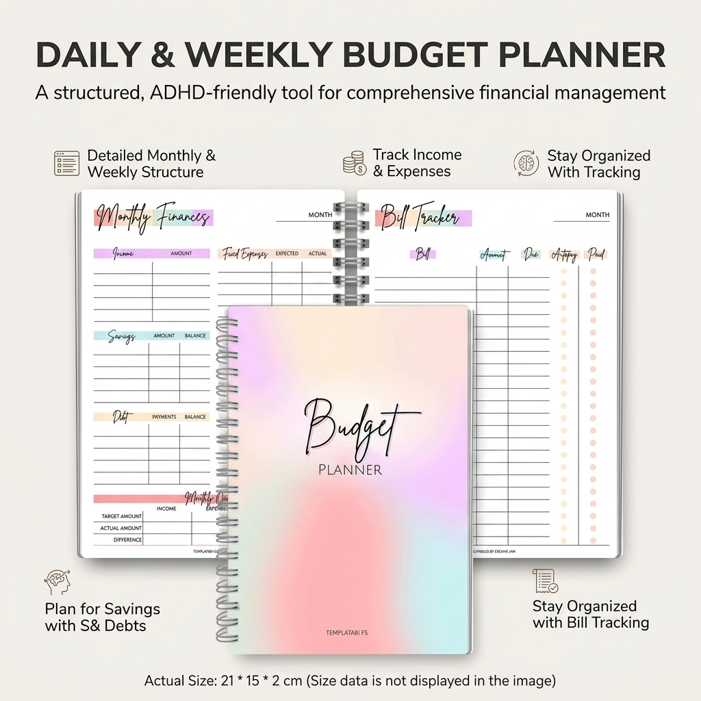 Carnet de suivi des revenus et - Meal Plan Notepad avis et prix