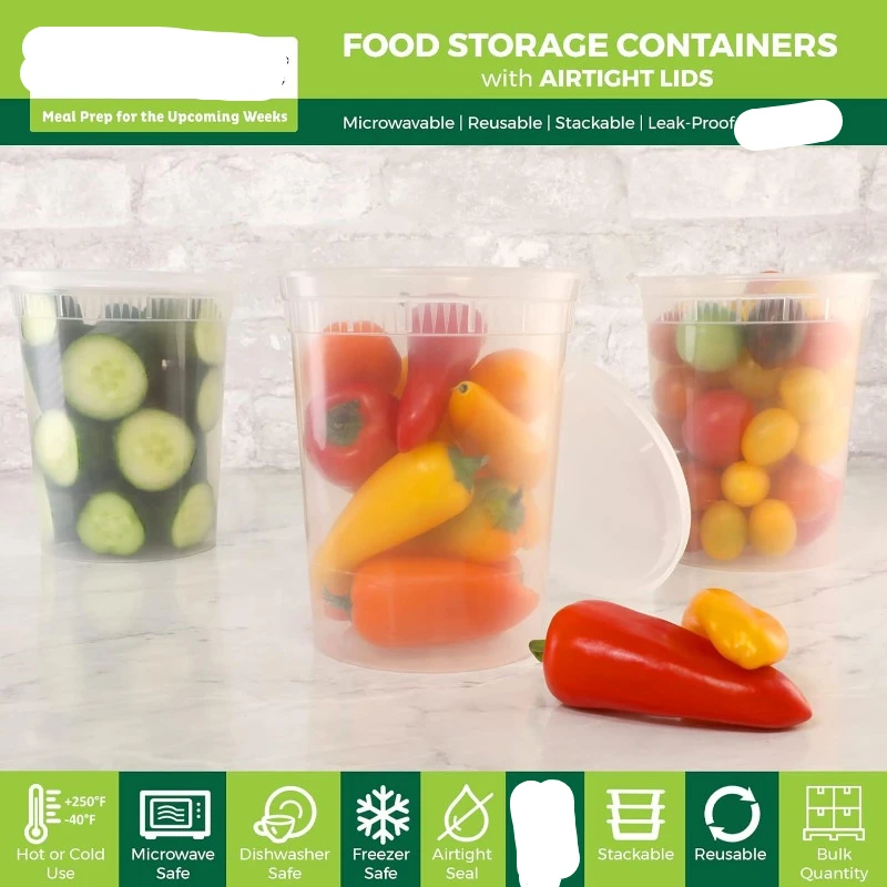 Deli en plastique avec légumes - Meal Prep Freezer avis et prix