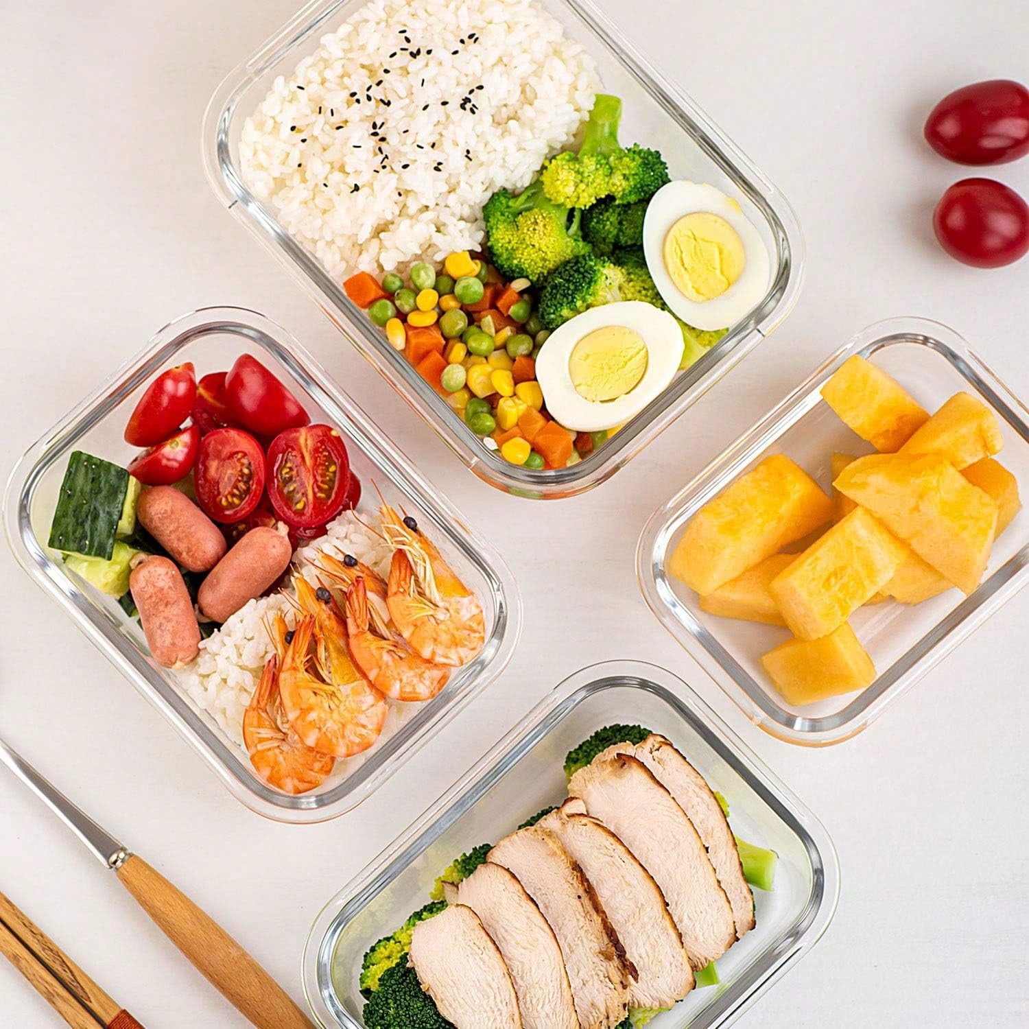 Lot de 10 récipients en verre  - Meal Prep Freezer avis et prix