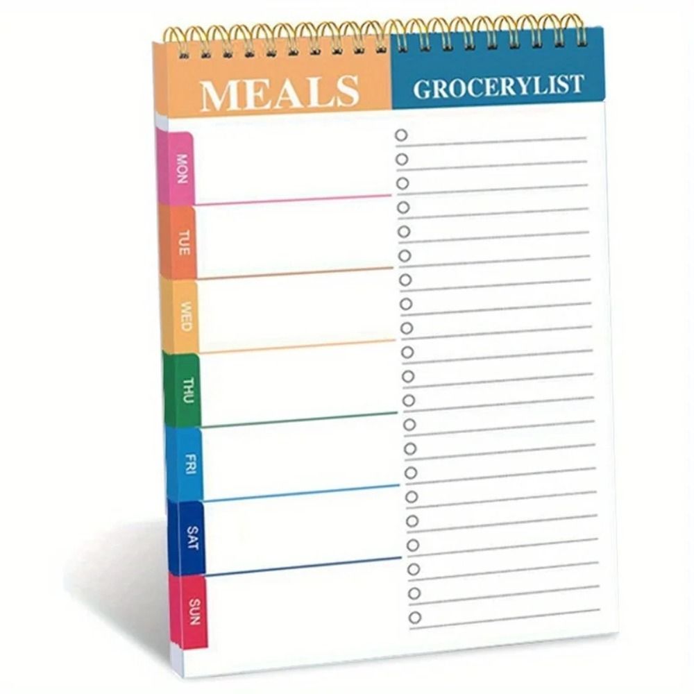 Grand planificateur de tâches, - Meal Plan Notepad avis et prix