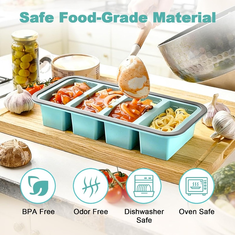 Moules à congeler en silicone  - Meal Prep Freezer avis et prix