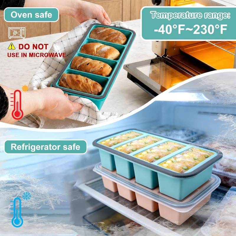 Moules à congeler en silicone  - Meal Prep Freezer avis et prix