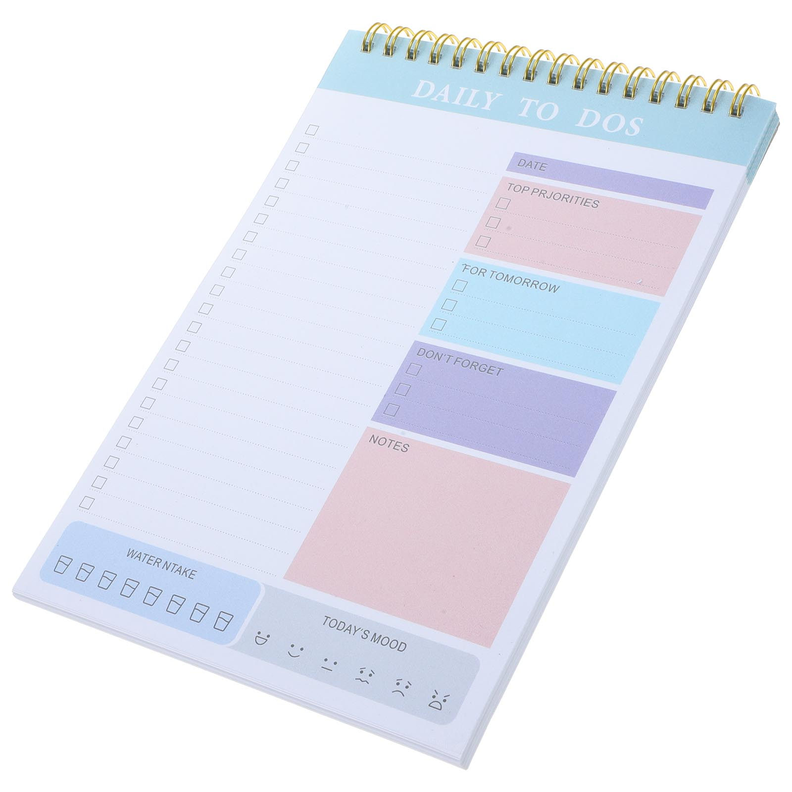 Bloc-notes agenda quotidien A5 - Meal Plan Notepad avis et prix