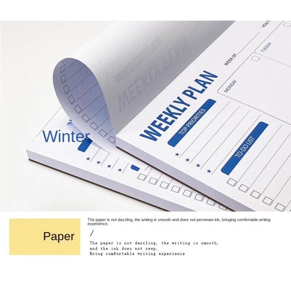 Planificateur de tâches large  - Meal Plan Notepad avis et prix